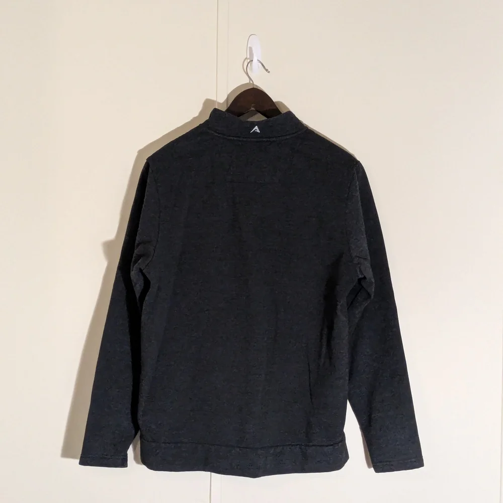 Antigua Men’s Quarter-Zip Pullover Charcoal Gray